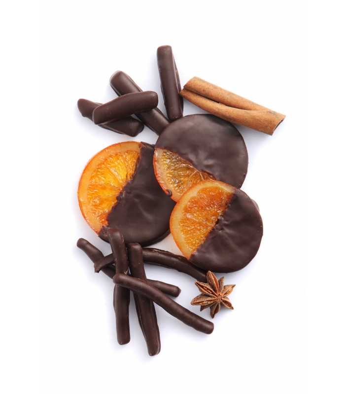 Orangettes au chocolat noir