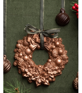 COURONNE DE NOEL LAIT OU NOIR