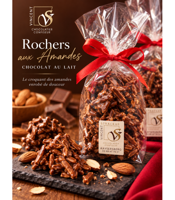 Rocher aux amandes 120g