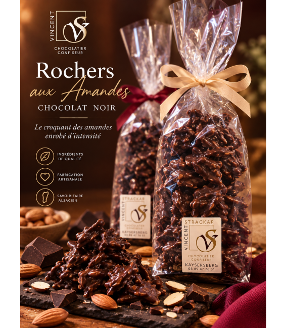 Rocher aux amandes 120g