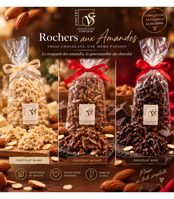 Rocher aux amandes 120g