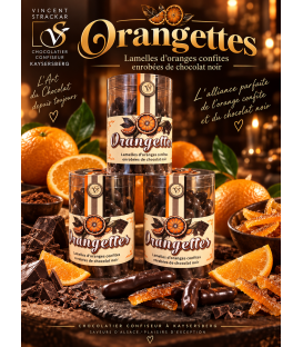 Orangette chocolat Noir 200g